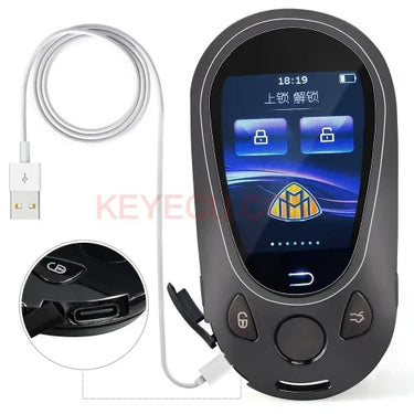 TK988 Modified Universal Touch LCD Screen Key Cover for Mercedes-Benz S Class 500L S450L for BMW Audi Lexus Land Rover